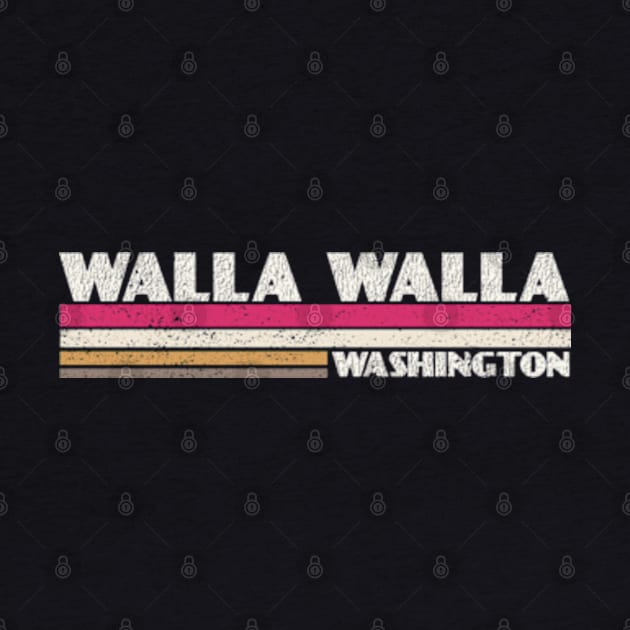 walla walla Washington Retro by DarkStile